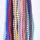 Spray Painted Non-magnetic Synthetic Hematite Beads Strands G-T124-34B-2