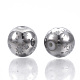 Perle di vetro placcate natalizie X-EGLA-R113-07B-2