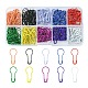 300 Stück 10 Farben sprühlackierte Kalebasse-Nadeln aus Eisen IFIN-YW0001-83-2