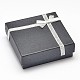 Boîtes carrées de bijoux en carton CBOX-L001-09C-1