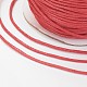 木綿糸ワックスコード  レッド  1.5mm  約100ヤード/ロール（300フィート/ロール） YC-R003-1.5mm-162-3