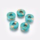 Perles de turquoise synthétique TURQ-F011-01-1