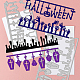 Halloween-Thema Kohlenstoffstahl Schneidwerkzeuge Schablonen DIY-WH0309-1177-3