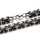 Conjuntos de joyas de collares y pulseras de 304 acero inoxidable SJEW-O070-63MA-3