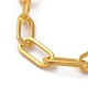 Unwelded Iron Paperclip Chain Bracelets BJEW-JB05044-01-2