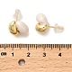 Серьги-гвоздики из латуни EJEW-P308-09A-G-3