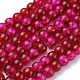 Crackle Glass Beads Strands X-CCG-Q002-8mm-08-2