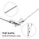 PandaHall 150 Pack Steel Wire Alligator Clamp Long-Tailed Alligator Iron Clip Clasp Photo Holder Stand Memo Clip for Hobby Modeling DIY Card Photo Memo AJEW-PH0017-61-2