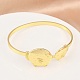 Браслеты-манжеты из латуни с морскими организмами для женщин BJEW-D368-03B-G-2