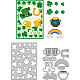 Saint Patrick's Day Stanzschablonen aus Kohlenstoffstahl DIY-WH0309-1597-1