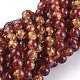 Crackle Glass Beads Strands X-CCG-Q002-4mm-10-1