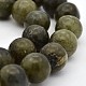 Chapelets de perles rondes en labradorite naturelle G-J276-11-12mm-1