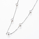 304 Stainless Steel Pendant Necklaces NJEW-G305-01P-2