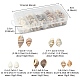 5 styles de perles de coquillages naturels mélangés SSHEL-YW0001-03-4