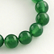 Round Natural Green Onyx Agate Beads Strands G-S119-03-14mm-1