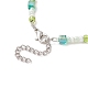 Glasperlenketten für Frauen NJEW-JN04265-4
