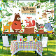 Polyester hängende Banner Kindergeburtstag AJEW-WH0190-031-6