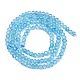 Натуральные бусы из голубого топаза нити&nbsp;G-B175-A21-3x4mm-3