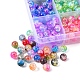 360pcs 12 perles acryliques craquelées transparentes de style CACR-YW0001-03-2