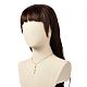 Collier pendentif perles de rocaille japonaise barre verticale pour fille femmes NJEW-JN03693-02-3