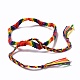 Pulsera del orgullo del arco iris BJEW-F419-11-3
