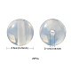 20pcs perles rondes d'opalite G-YW0001-27B-4