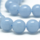Natural Angelite Beads Strands G-S264-13-8mm-3