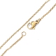 304 Edelstahl-Kabelketten-Halskette für Männer und Frauen NJEW-N050-A02-G12-2