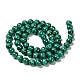 Chapelets de perles en malachite naturelle G-O166-07A-6mm-2