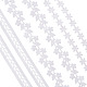 Pandahall 15 ярд 3 стиля полиэстеровые ленты с полыми листьями OCOR-TA0002-79B-3