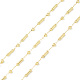 Messingsäule und runde Perlenketten CHC-P016-14G-01-1