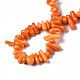 Chapelets de perles en corail synthétique CORA-S023-45L-4