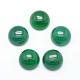 Cabochons d'agate d'onyx vert naturel X-G-P393-R42-12mm-1
