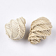 Handmade Woven Beads WOVE-T006-027-2