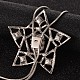 Star Long Adjustable Alloy Rhinestone Lariat Necklaces NJEW-F193-K01-P-3