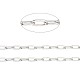 304 Stainless Steel Paperclip Chains CHS-F010-01A-P-1