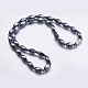 Non-magnetic Synthetic Hematite Beaded Necklaces NJEW-K096-03D-1