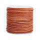 OLYCRAFT 21.9 Yards Genuine Round Leather String Cord 3mm Rope for Jewelry Burlywood Color Leather String Cord for Jewelry Making WL-WH0010-01A-1