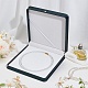 Подарочная коробка для хранения ожерелий из искусственной кожи AJEW-WH0502-52-5