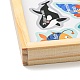 木製磁気釣りゲーム  モンテッソーリのおもちゃ  幼児向けの認知ゲーム  教育就学前ビーズおもちゃギフト  車両  32~48x25~57.5x14mm AJEW-D066-01D-3