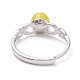 (vendita di fabbrica di feste di gioielli) anelli regolabili in ottone RJEW-K231-A06-2