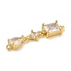 Подвески-подвески с покрытием из латуни KK-C074-20G-2