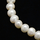 Fili di perle di perle d'acqua dolce coltivate naturali X-PEAR-L001-C-13-2