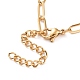 304 Stainless Steel Heart Pendant Necklace for Women NJEW-G018-10G-3