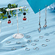 Creatcabin 24 пара латунных сережек-кольцо Huggie с фурнитурой DIY-CN0002-20-5
