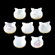 Perles de coquillage blanc naturel SSHEL-N034-124B-1