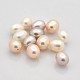 Perlas naturales abalorios de agua dulce cultivadas PEAR-M001-M-1