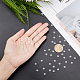 SUNNYCLUE 1 Box 100Pcs Earring Back Cushions Comfort Pads Silicone Pads for Clip on Earrings Screw Back Earring Disc Pads Clear Padding Adult Jewellery Supplies 5.5mm FIND-SC0003-18-3