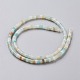 Natural Flower Amazonite Beads Strands G-F631-A34-2