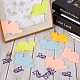 Gorgecraft 12 Books 4 Colors Lovely Lying Cat Shape Memo Notepads AJEW-GF0007-13-4